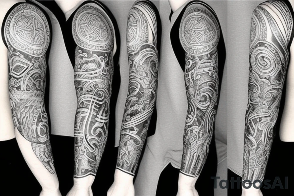 full sleeve tattoo idea