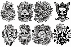 family full sleeve tattoo idea