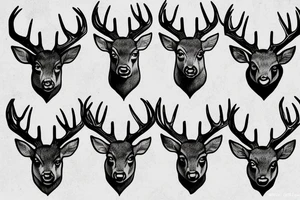 deer hunting tattoo idea