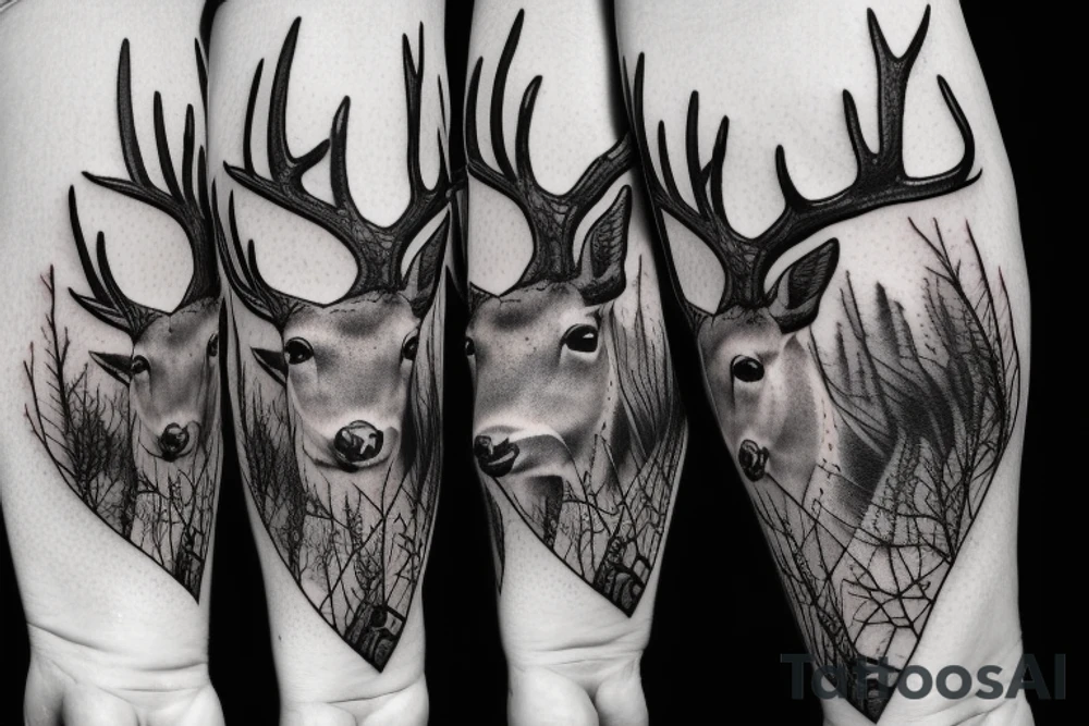 deer hunting, warrior tattoo idea