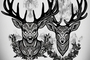 deer hunting, warrior tattoo idea