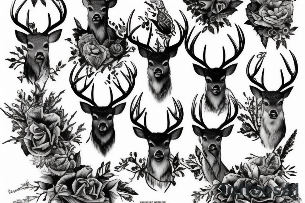 deer hunting, warrior tattoo idea