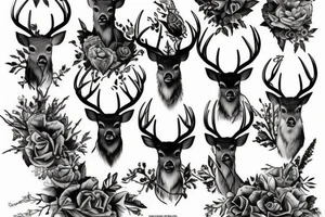 deer hunting, warrior tattoo idea