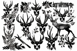 deer hunting, warrior tattoo idea