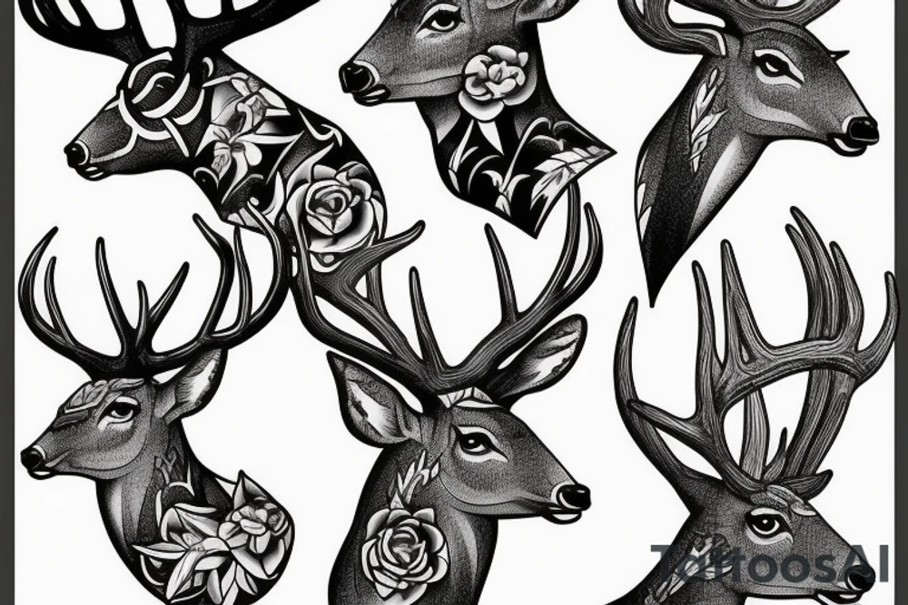 deer hunting, warrior tattoo idea