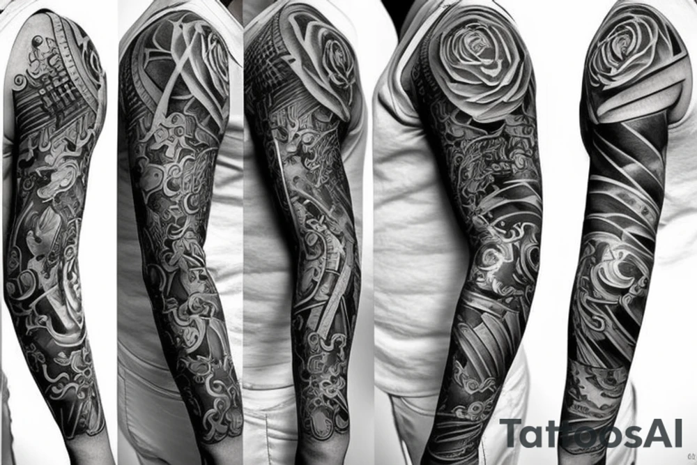 full sleeve tattoo idea