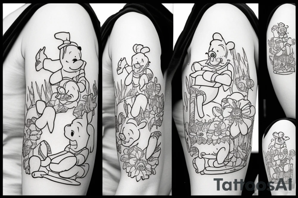 Winnie the pooh tattoo idea