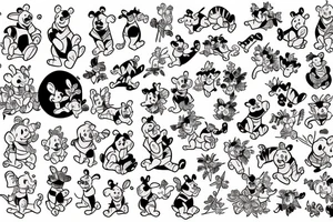 Winnie the pooh tattoo idea