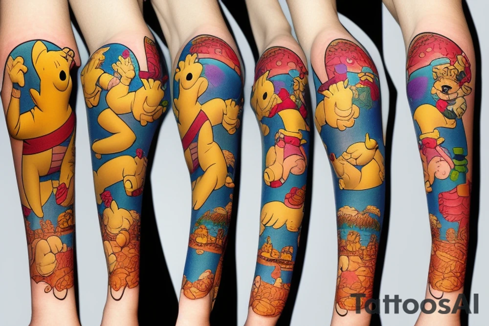 Winnie the pooh tattoo idea