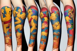 Winnie the pooh tattoo idea