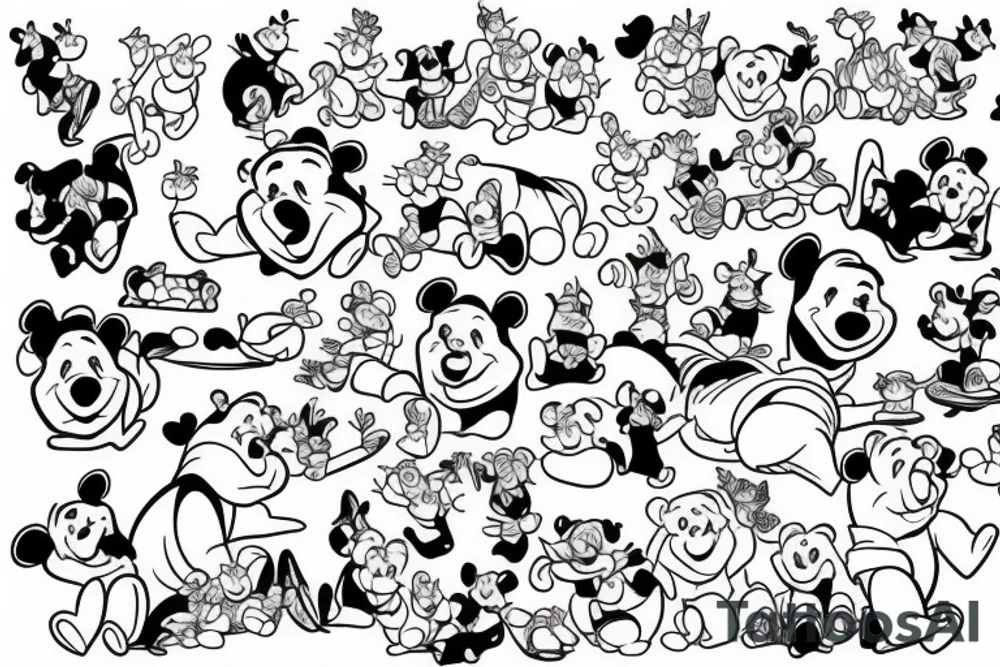 Winnie the pooh tattoo idea
