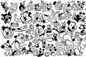 Winnie the pooh tattoo idea