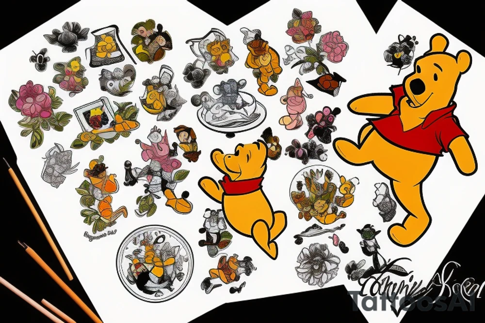 Winnie the pooh tattoo idea