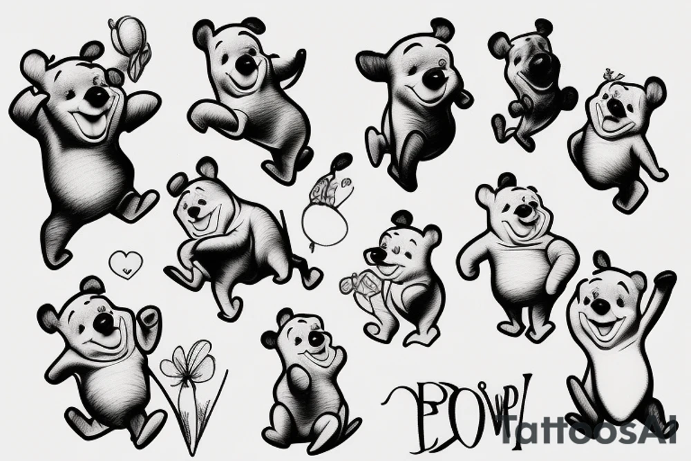Winnie the pooh tattoo idea