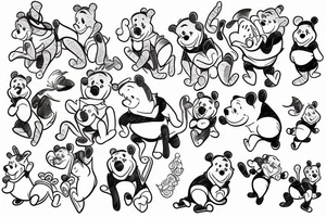 Winnie the pooh tattoo idea