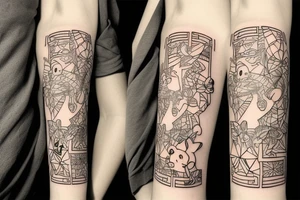 Winnie the pooh with honney pot tattoo idea