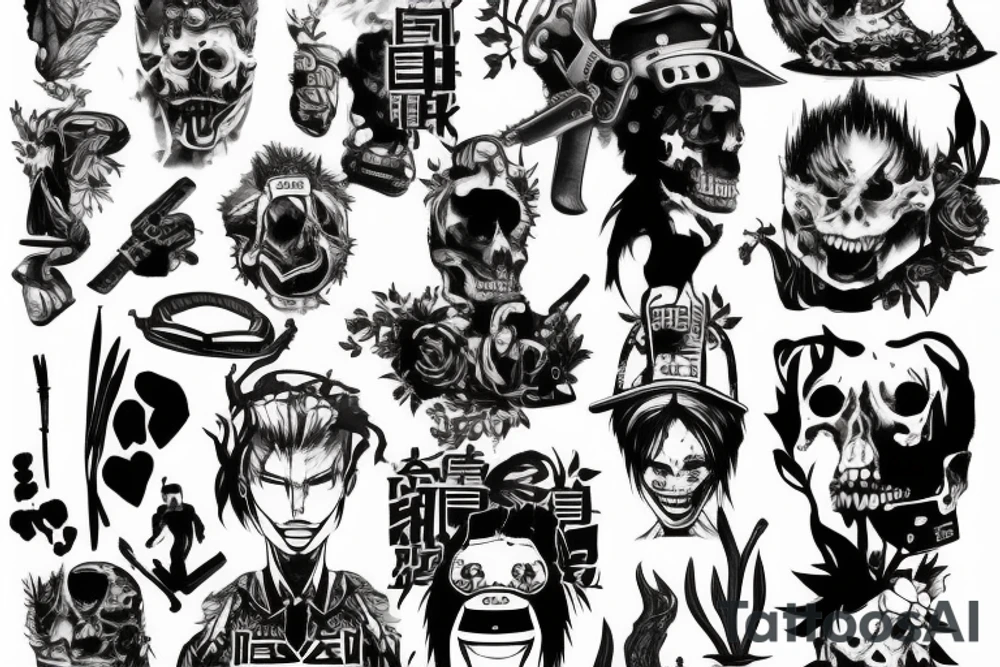 reze chainsaw man tattoo idea