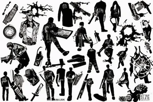 reze chainsaw man tattoo idea