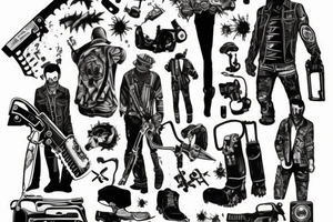 reze chainsaw man tattoo idea
