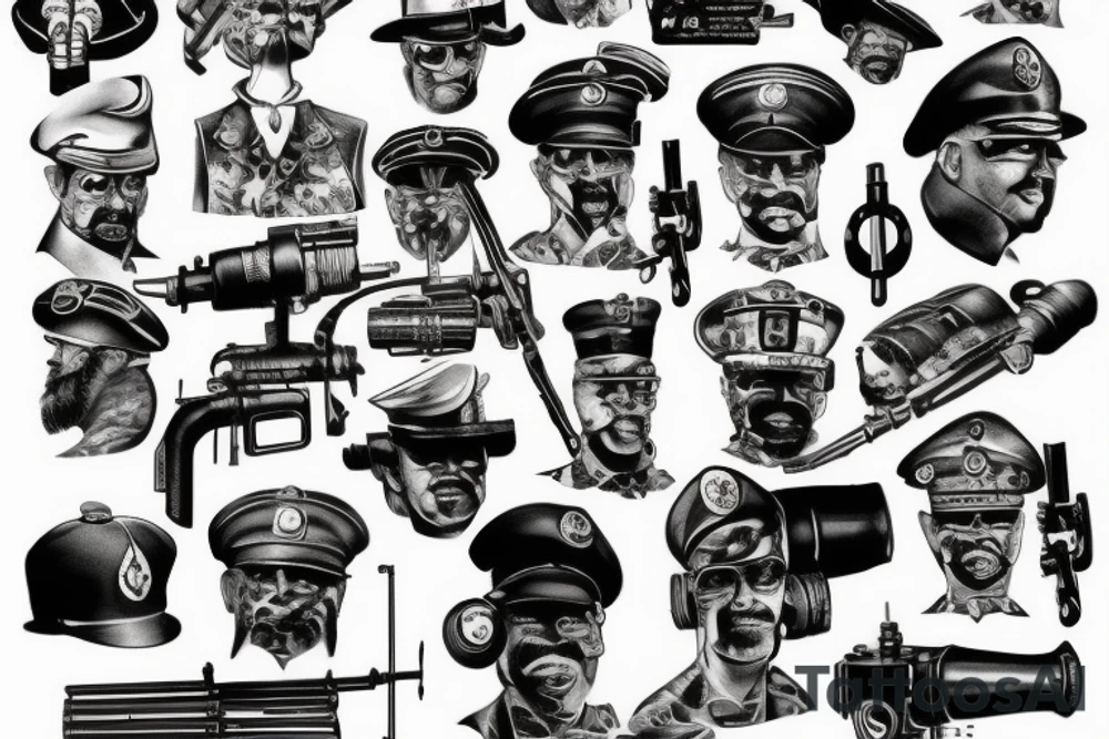 artillery man tattoo idea