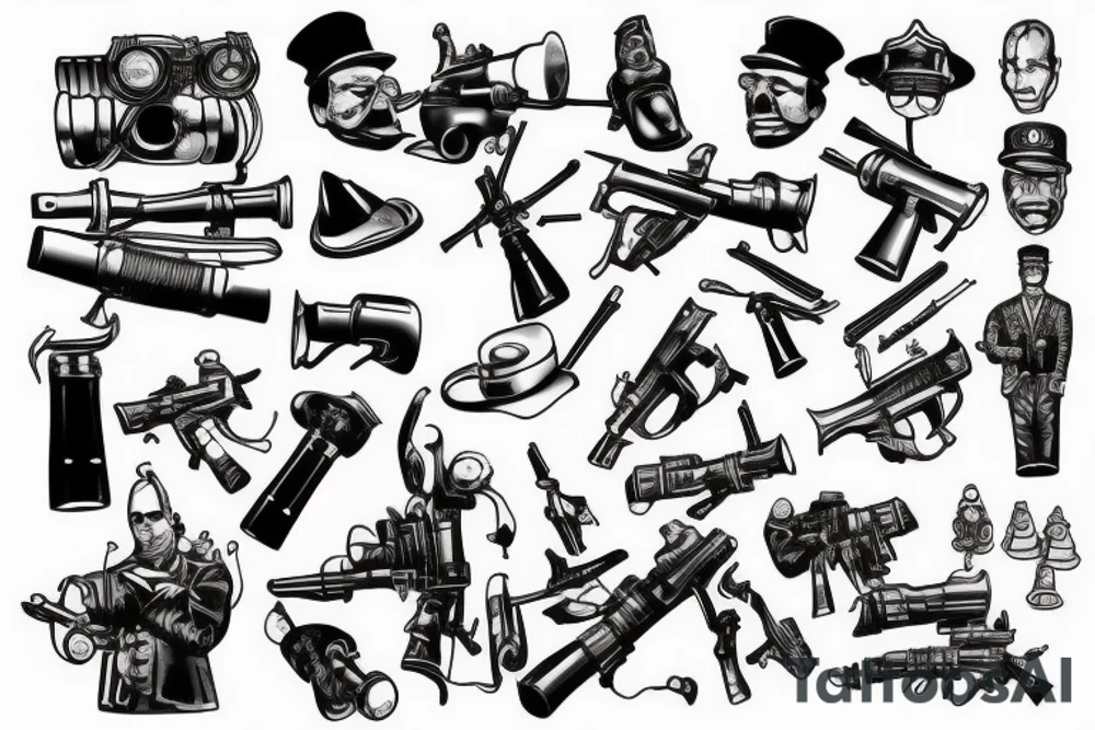artillery man tattoo idea