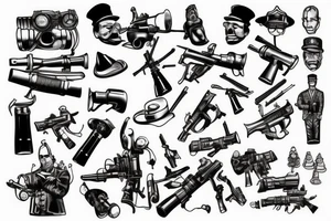artillery man tattoo idea