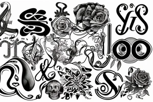 CJS initials tattoo idea