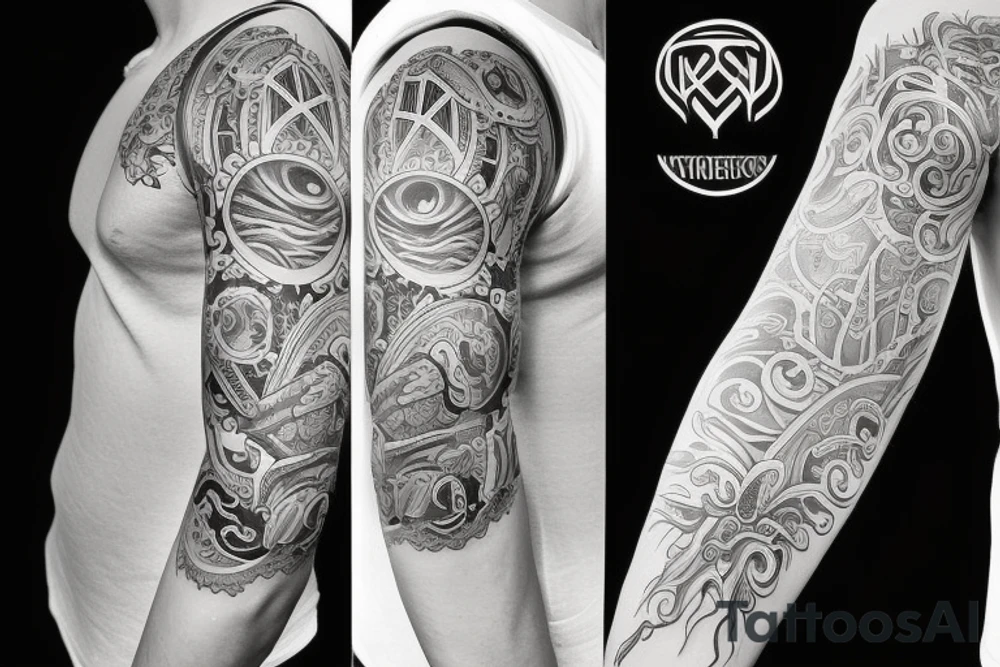 Full sleeve tattoo idea