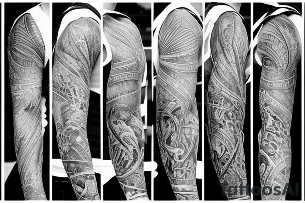 Full sleeve tattoo idea