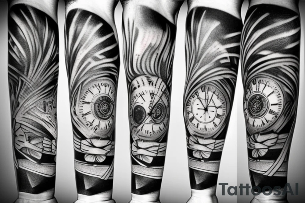 Clock tattoo tattoo idea