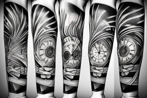 Clock tattoo tattoo idea