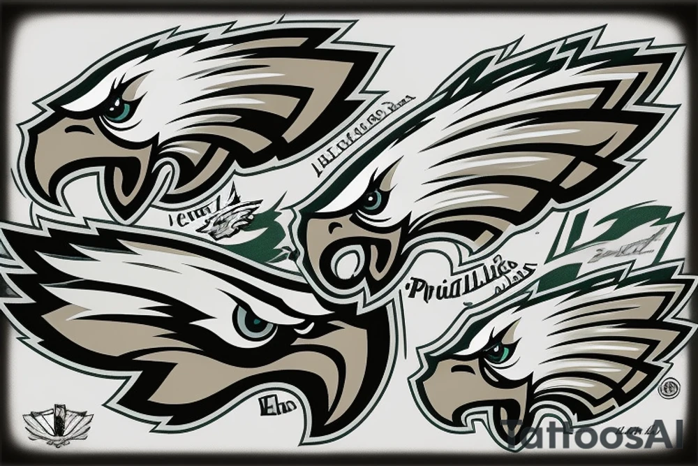 Philadelphia Eagles tattoo idea