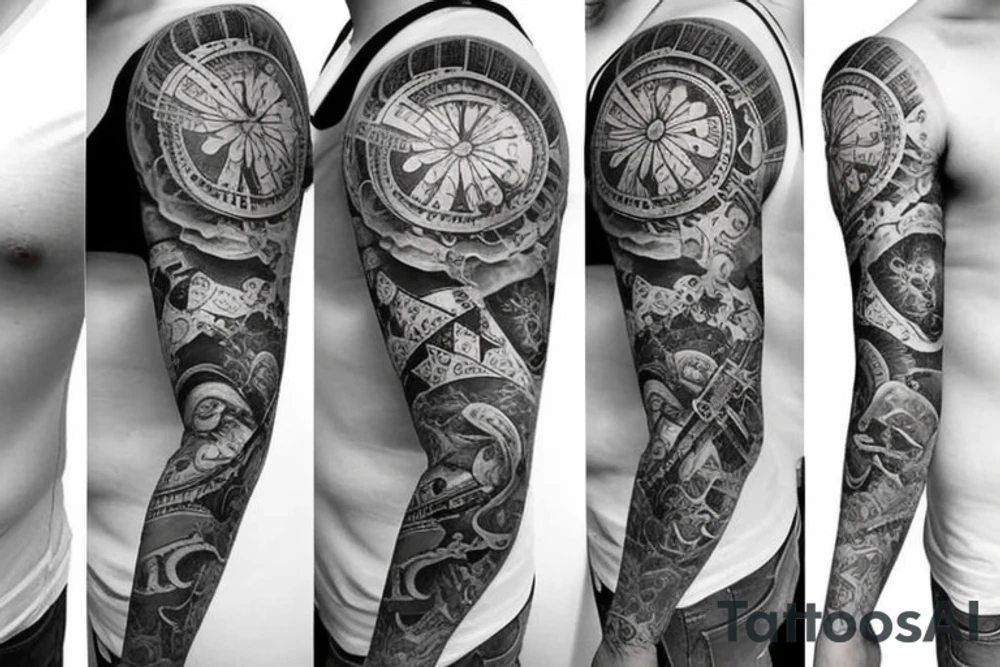 Half sleeve tattoo idea