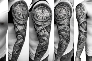 Half sleeve tattoo idea