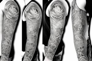 Half sleeve tattoo idea