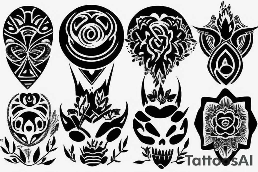 Half sleeve tattoo idea