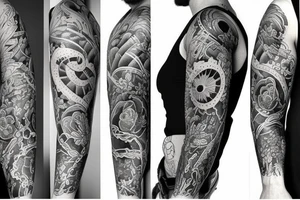 Half sleeve tattoo idea