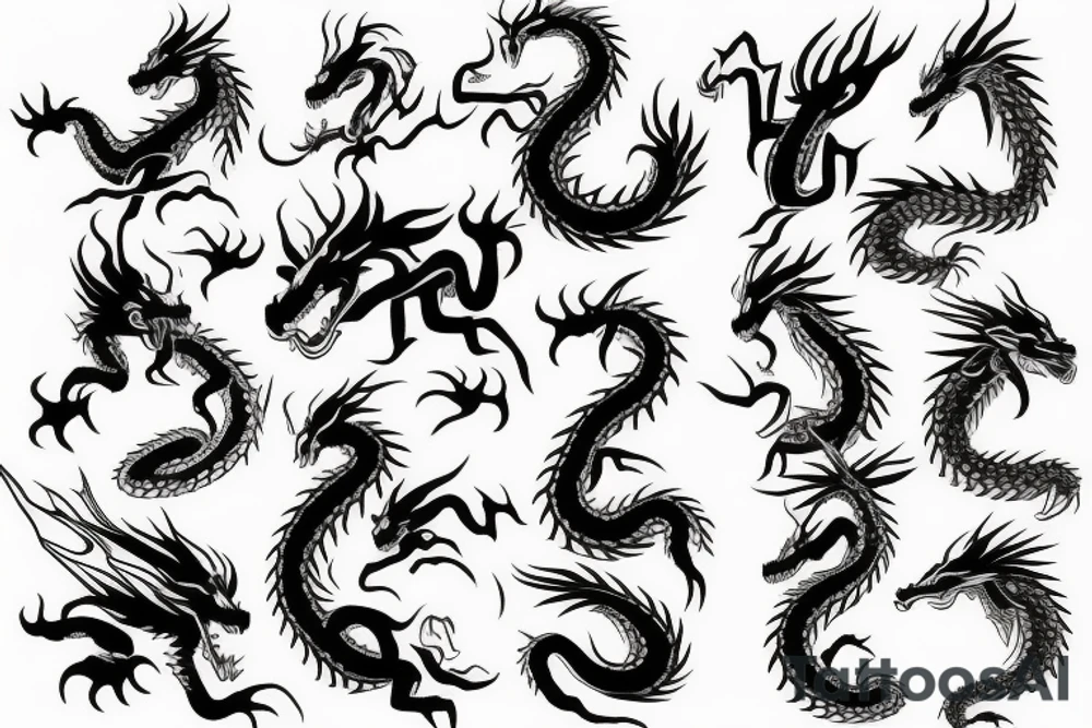 Dragon tattoo idea