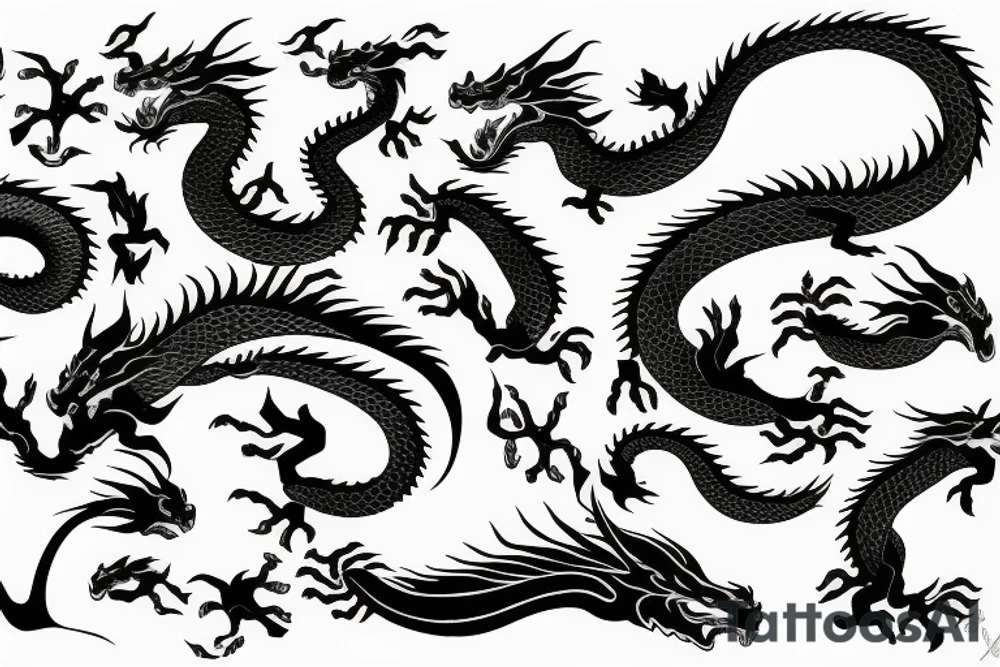 Dragon tattoo idea