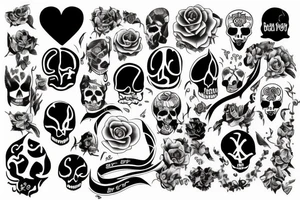 Birth
Death
Family
Friends tattoo idea