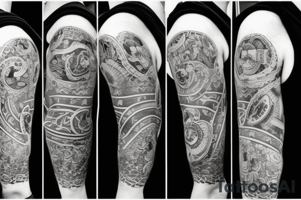 Half Sleeve tattoo idea