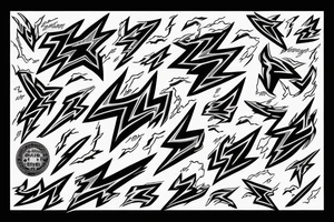 lightning bolts Vanessa Steele tattoo idea