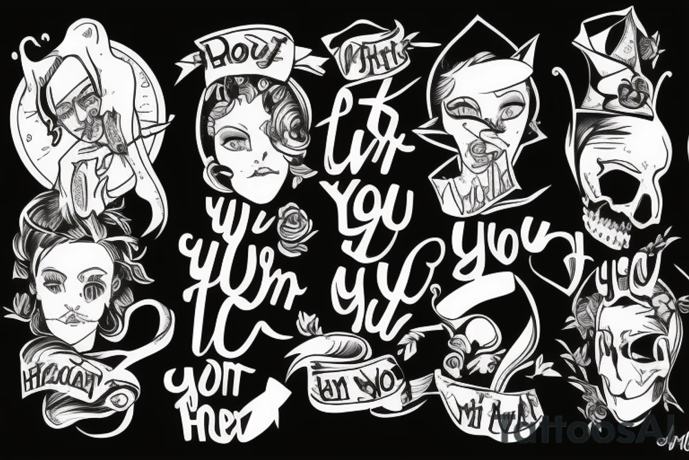 If you don't ever get yourself straight, who is you gonna help? tattoo idea