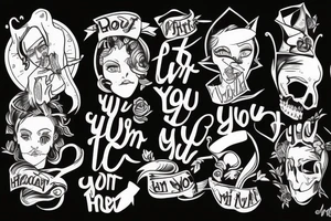 If you don't ever get yourself straight, who is you gonna help? tattoo idea