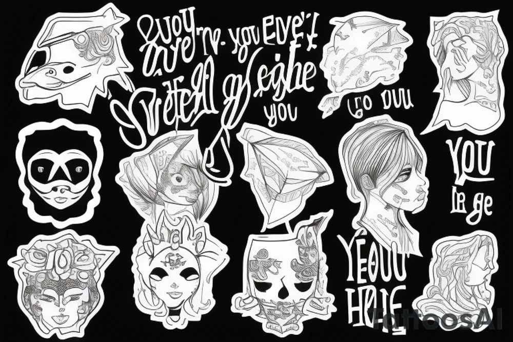 If you don't ever get yourself straight, who is you gonna help? tattoo idea