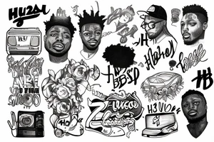 the song HB2U by Isaiah Rashad tattoo idea