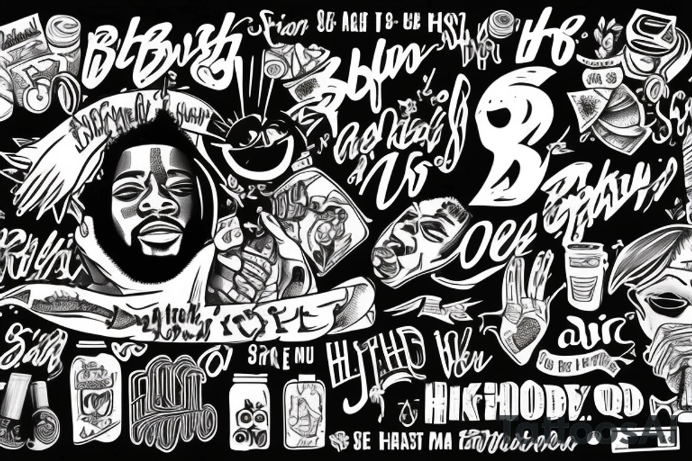 the song HB2U by Isaiah Rashad tattoo idea