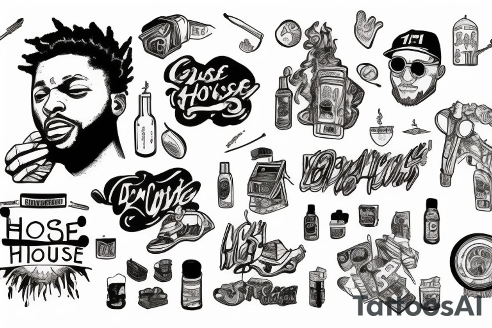 The House Is Burning by Isaiah Rashad tattoo idea