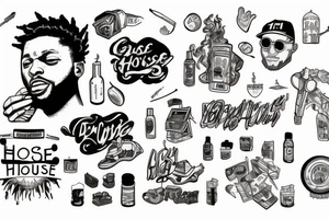 The House Is Burning by Isaiah Rashad tattoo idea