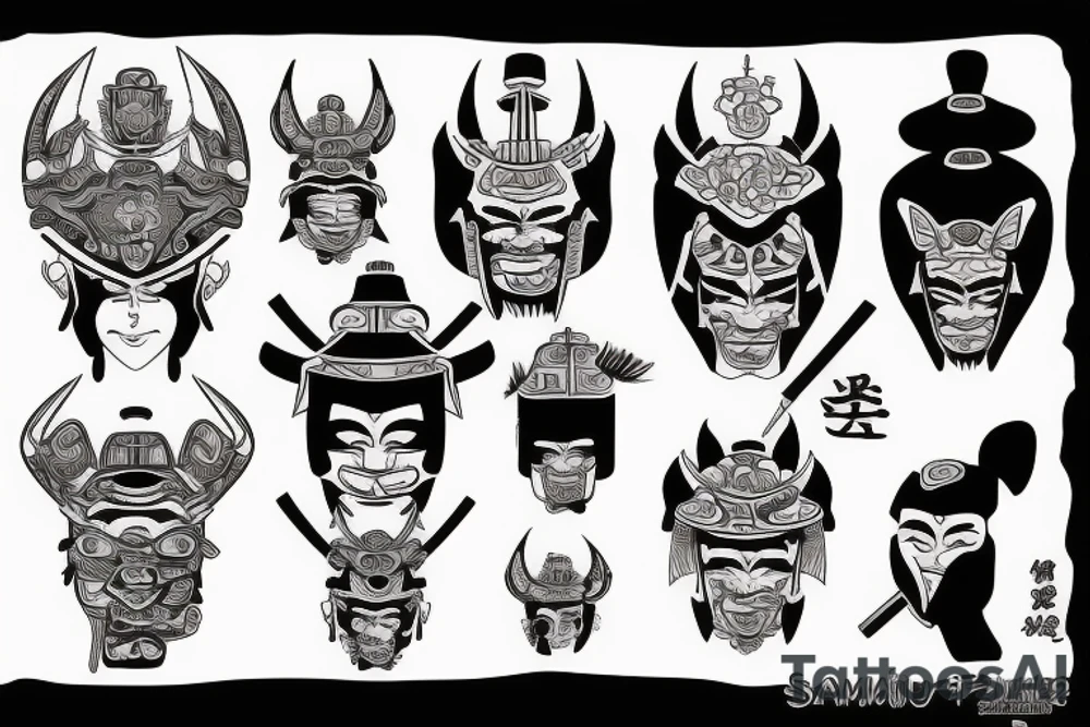 Samurai tattoo idea